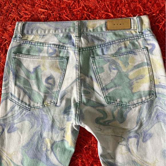 MNML Abstract Patterned Jeans - Picture 5 of 7